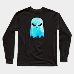 Cute Ghost | blue crome Long Sleeve T-Shirt